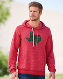 Merry Christmas Y'all Red Snow Heather Hoodie