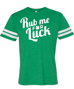 Rub Me For Luck Football Jersey T-Shirt