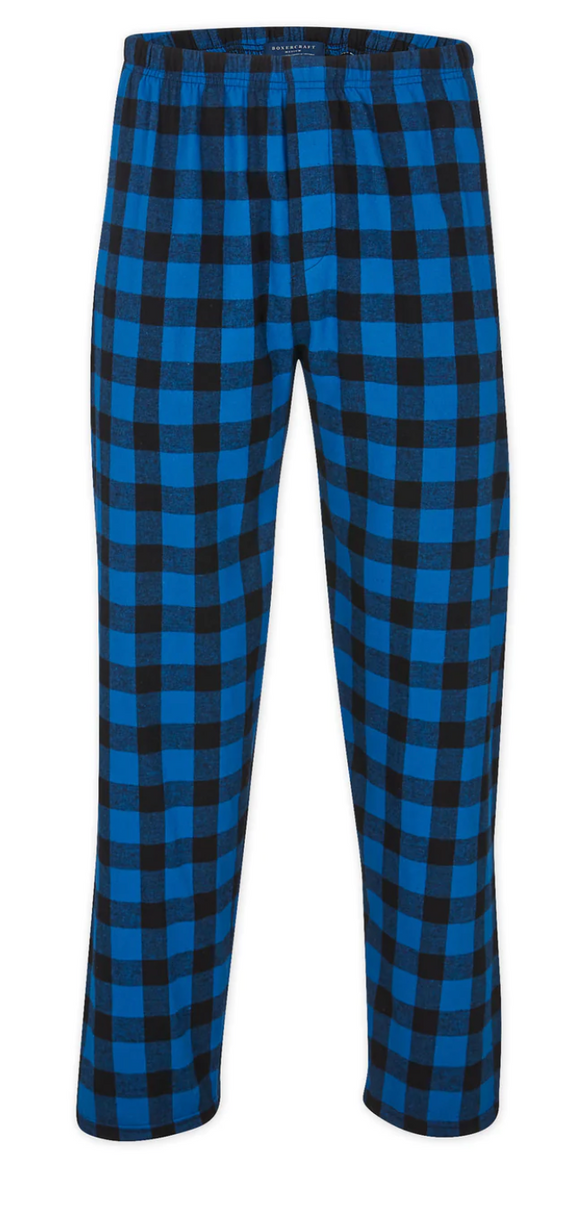 Double-Brushed Cotton Harley Flannel Pant  Plaid