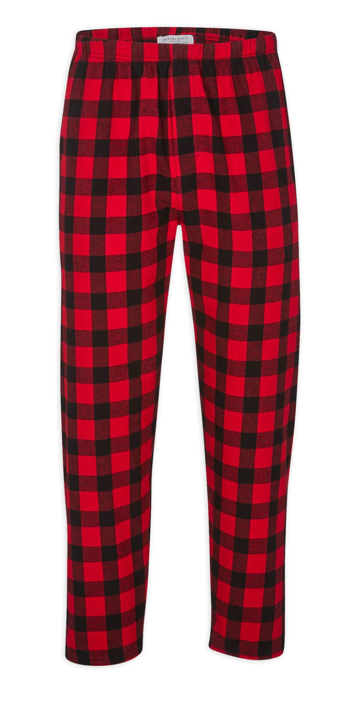 Double-Brushed Cotton Harley Flannel Pant  Plaid