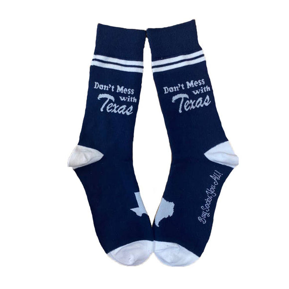 Don't Mess with Texas Men's Socks