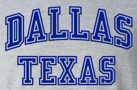 Dallas Texas Cowboy Colors  - Removable Patch