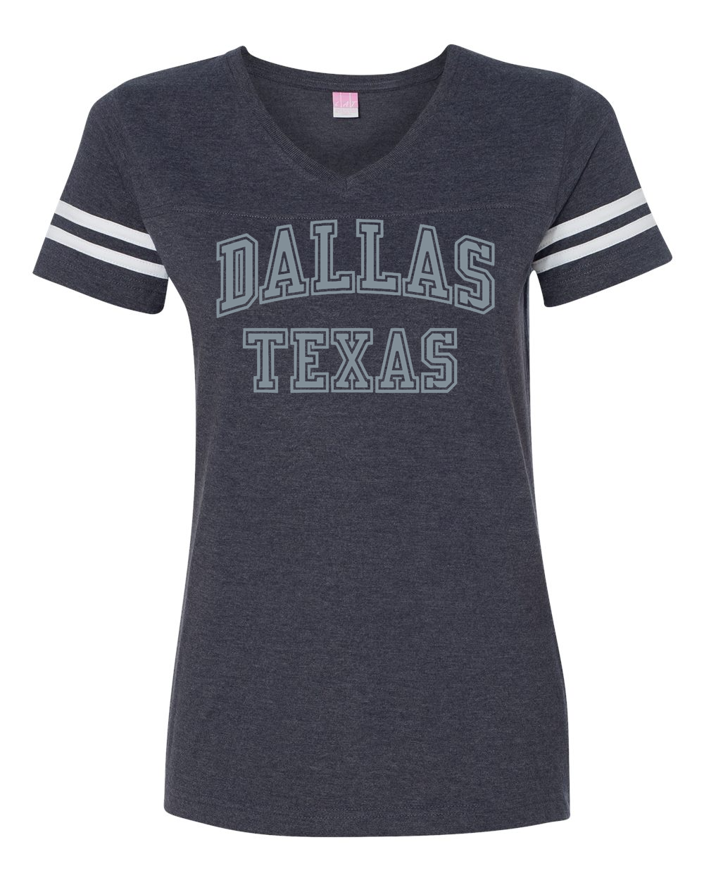 Dallas Texas Football Jersey Womens V-Neck Shirt