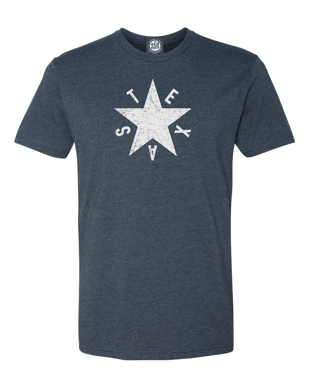 8-46 Texas Republic Star T-Shirt Original Texas Flag!