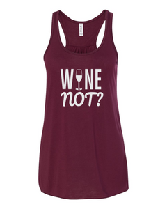 Wine Not Flowy Tank Top