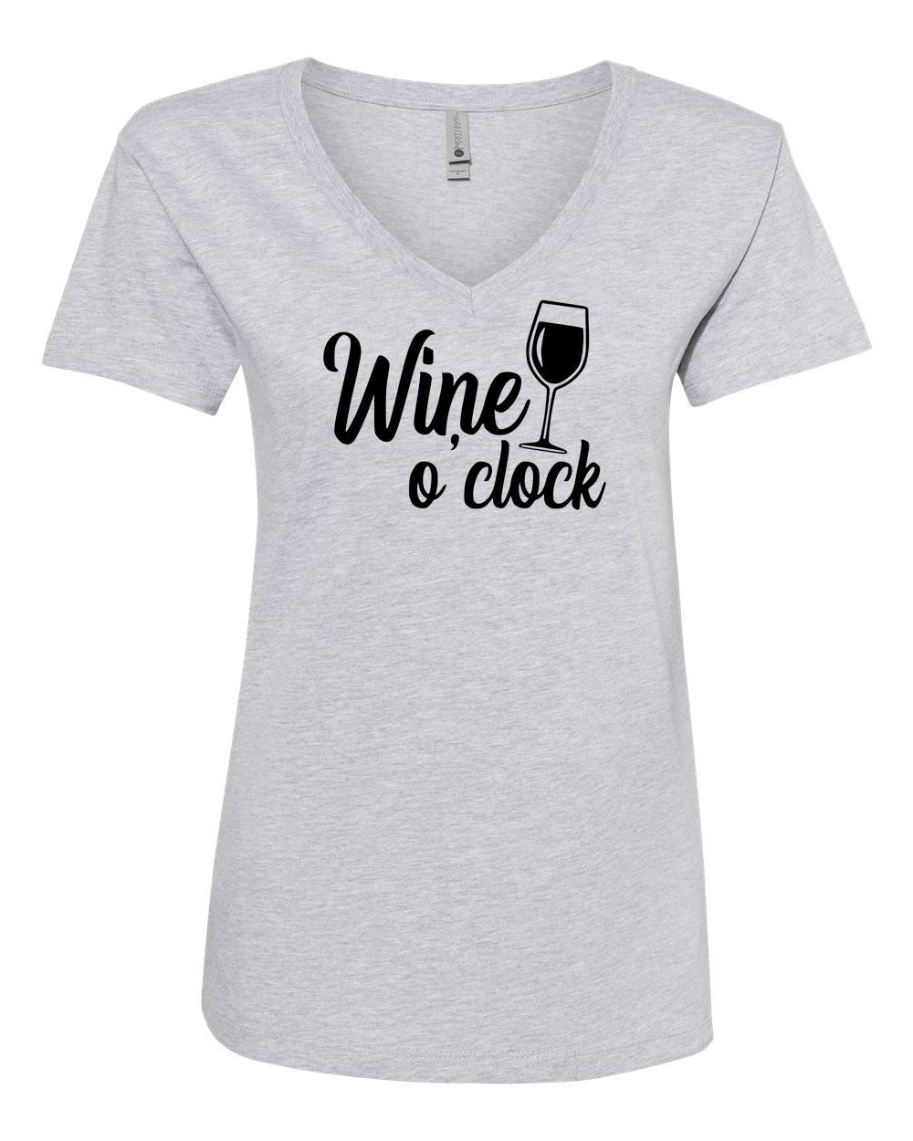 Wine O'Clock Women's V-Neck T-Shirt